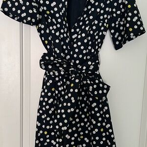 Kate Spade Tennis Polka Dot Wrap Dress